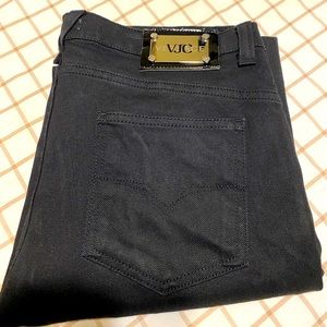Versace Collection VJC Black Denim Straight Leg Sz.33/47